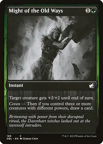 Might of the Old Ways - dbl Spoiler