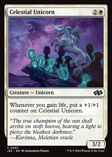 Celestial Unicorn - j25 Spoiler