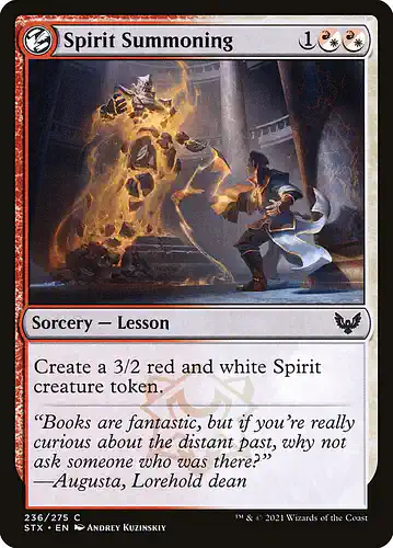 Spirit Summoning - stx Spoiler