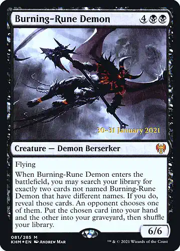 Burning-Rune Demon - khm Spoiler