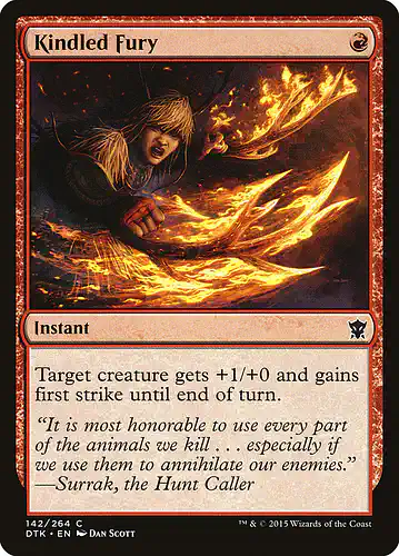 Kindled Fury - dtk Spoiler
