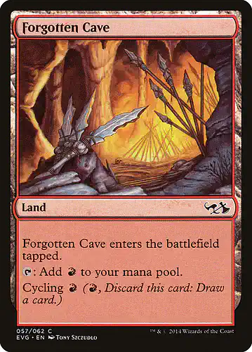 Forgotten Cave - evg Spoiler