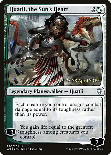 Huatli, the Sun's Heart - war Spoiler