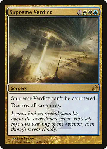 Supreme Verdict - rtr Spoiler