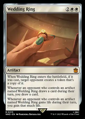 Wedding Ring - who Spoiler