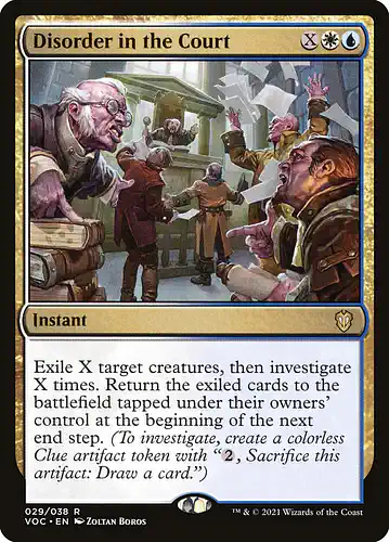 Disorder in the Court - voc Spoiler