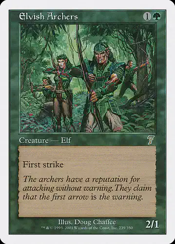 Elvish Archers - 7ed Spoiler