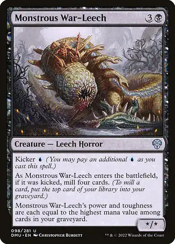 Monstrous War-Leech - dmu Spoiler