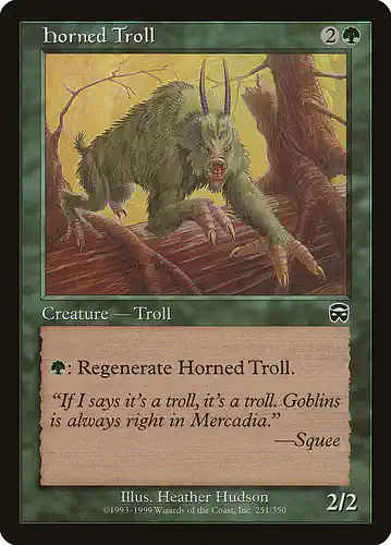 Horned Troll - mmq Spoiler