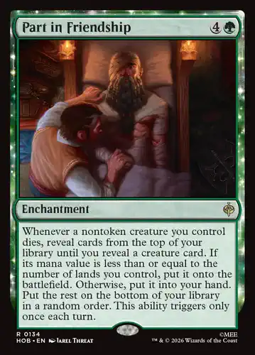 Part in Friendship - hob Spoiler