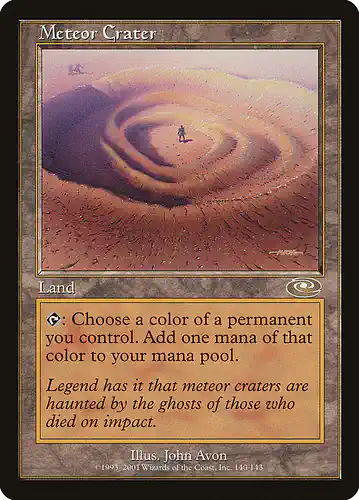 Meteor Crater - pls Spoiler