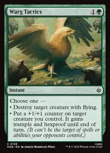 Warg Tactics - hob Spoiler