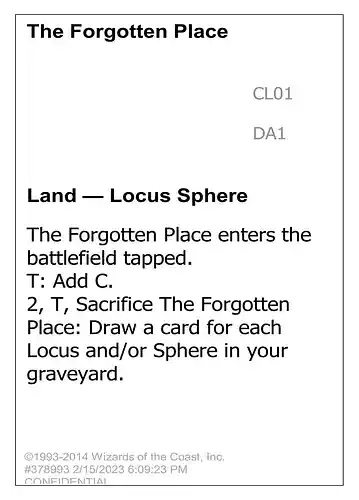 The Forgotten Place - unk Spoiler