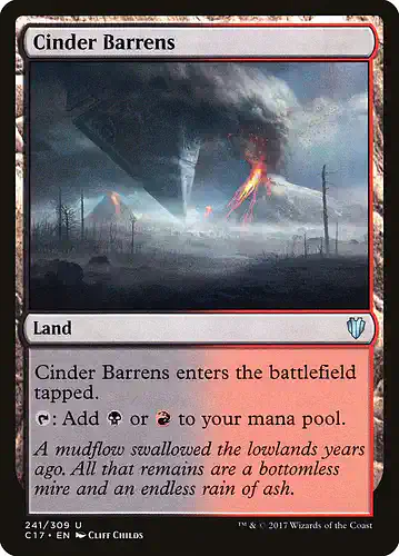 Cinder Barrens - c17 Spoiler