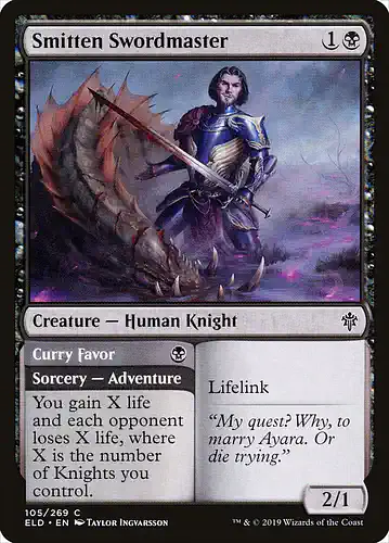 Smitten Swordmaster - eld Spoiler