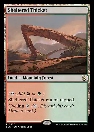 Sheltered Thicket - blc Spoiler