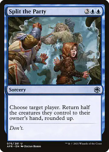 Split the Party - afr Spoiler