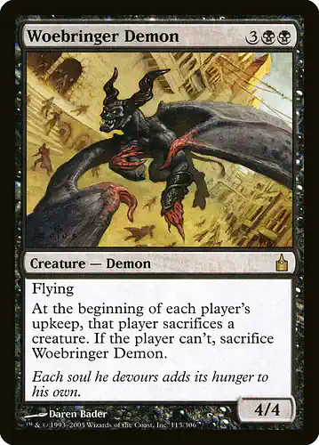 Woebringer Demon - rav Spoiler