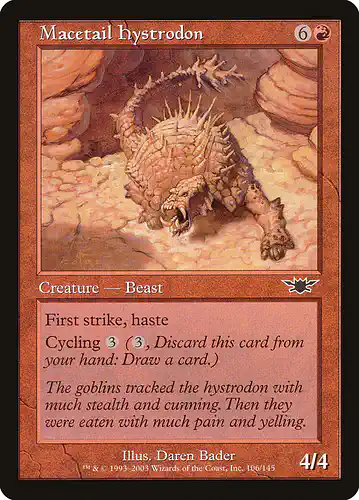 Macetail Hystrodon - lgn Spoiler