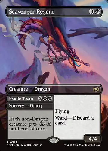 Scavenger Regent // Exude Toxin // Scavenger Regent - tdm Spoiler