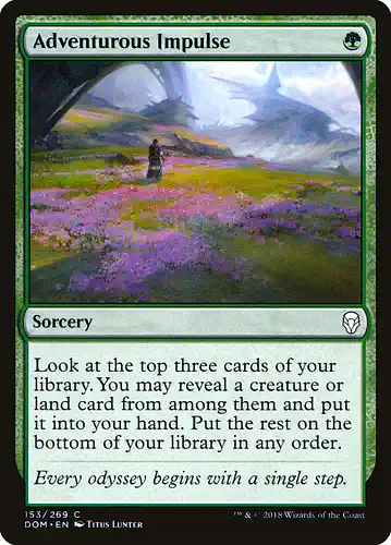Adventurous Impulse - dom Spoiler