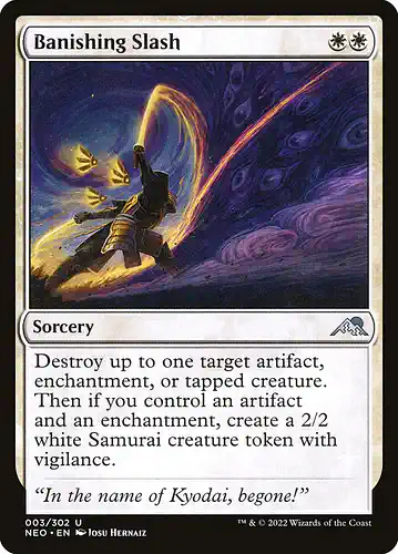Banishing Slash - neo Spoiler