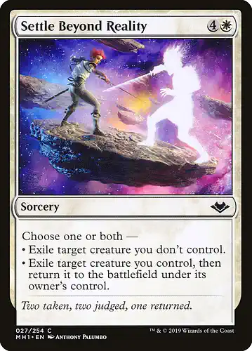 Settle Beyond Reality - mh1 Spoiler