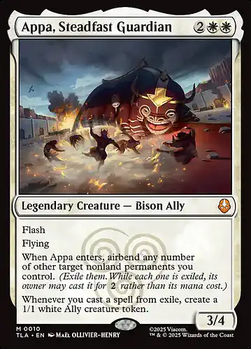 Appa, Steadfast Guardian - tla Spoiler