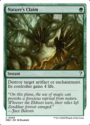 Nature's Claim - mb2 Spoiler