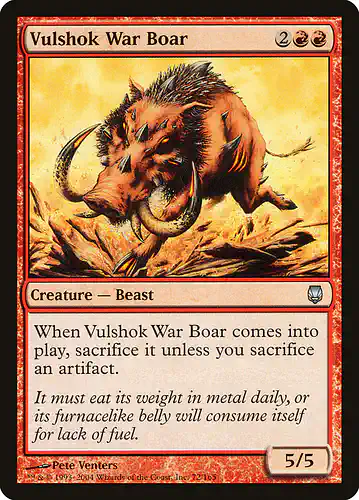 Vulshok War Boar - dst Spoiler