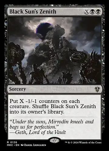 Black Sun's Zenith - mkc Spoiler