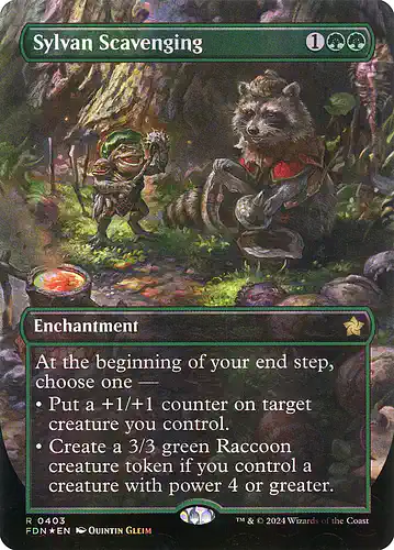 Sylvan Scavenging - fdn Spoiler