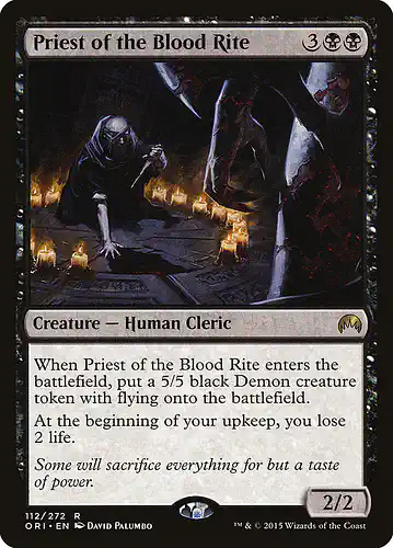 Priest of the Blood Rite - ori Spoiler