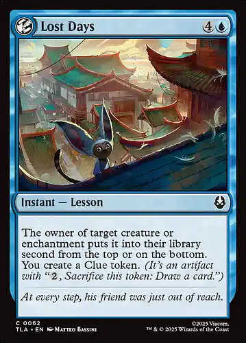Lost Days - tla Spoiler