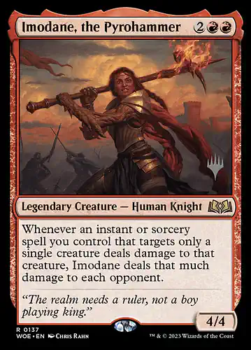 Imodane, the Pyrohammer - woe Spoiler