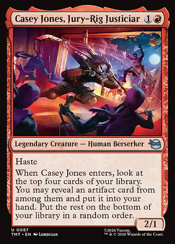 Casey Jones, Jury-Rig Justiciar - tmt Spoiler