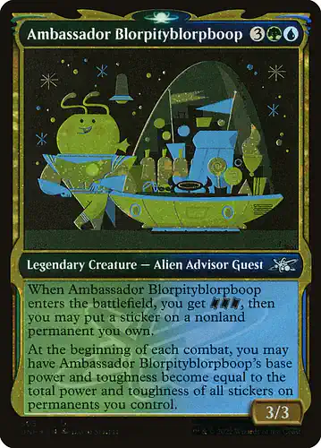 Ambassador Blorpityblorpboop - unf Spoiler