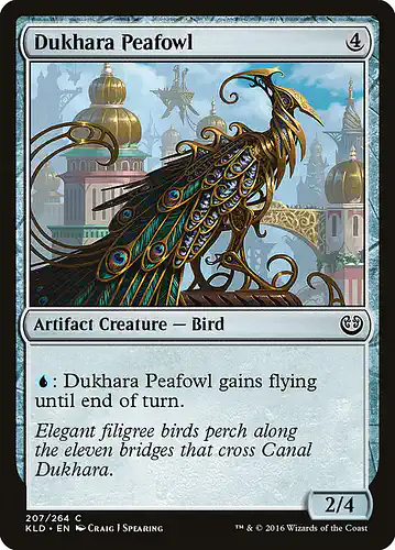 Dukhara Peafowl - kld Spoiler
