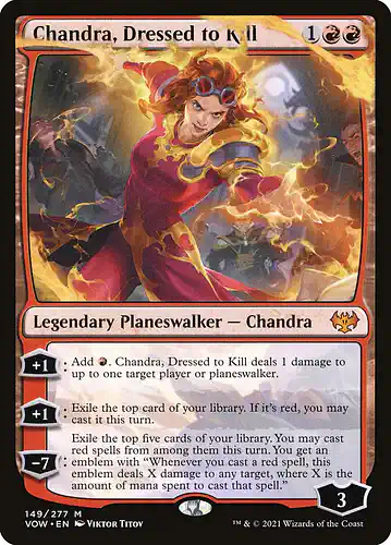 Chandra, Dressed to Kill - vow Spoiler