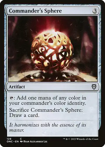 Commander's Sphere - onc Spoiler