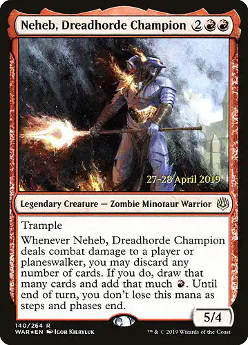 Neheb, Dreadhorde Champion - war Spoiler