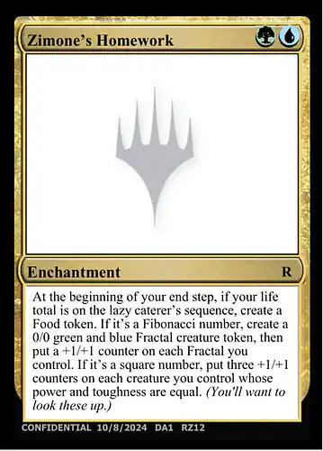 Zimone's Homework - unk Spoiler