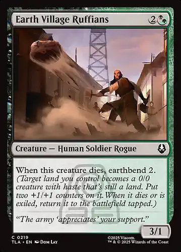 Earth Village Ruffians - tla Spoiler