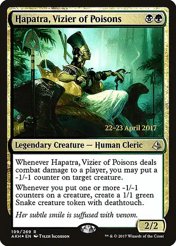 Hapatra, Vizier of Poisons - akh Spoiler