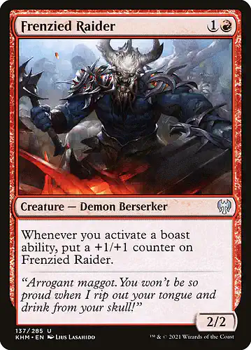 Frenzied Raider - khm Spoiler