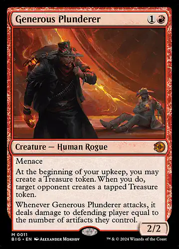 Generous Plunderer - big Spoiler