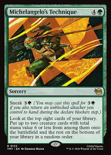 Michelangelo's Technique - tmt Spoiler