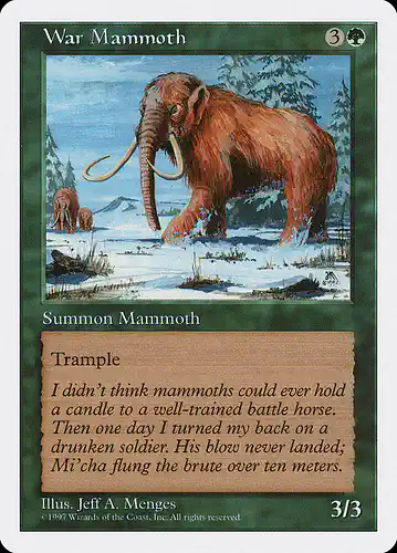 War Mammoth - 5ed Spoiler