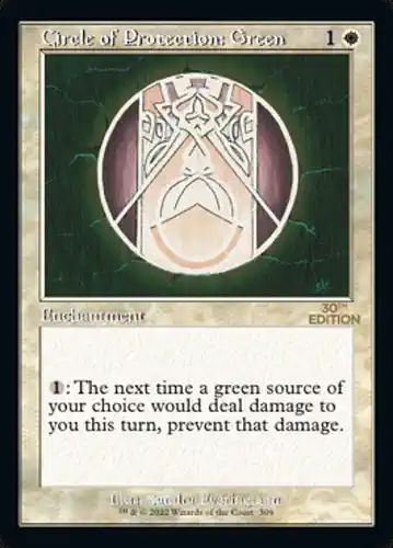 Circle of Protection: Green - 30a Spoiler