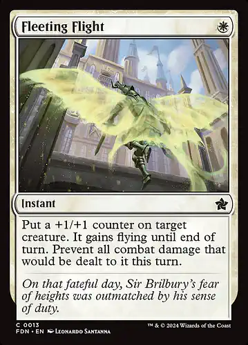 Fleeting Flight - fdn Spoiler